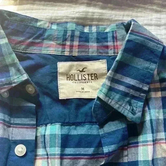 Hollister Men’s Flannel Medium - Picture 3 of 5
